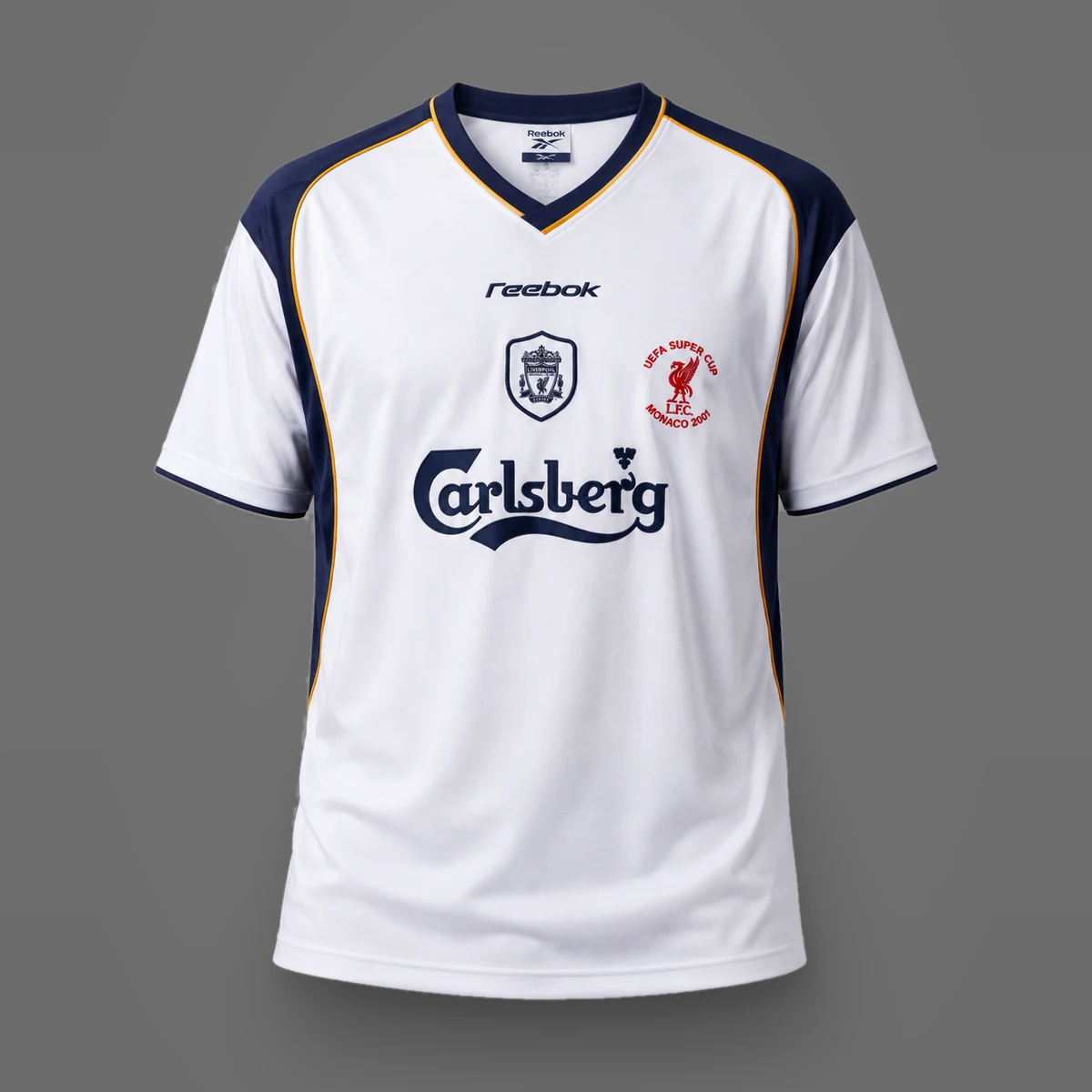 Liverpool Away Shirt 2001 - UEFA Super Cup edition