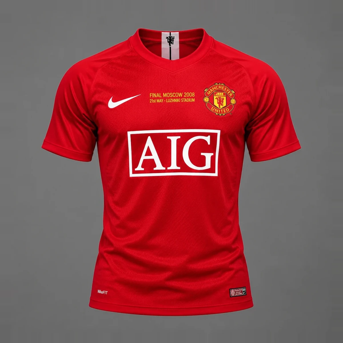 Manchester United Home Shirt 2007 - Champions League Final Moscow edition
